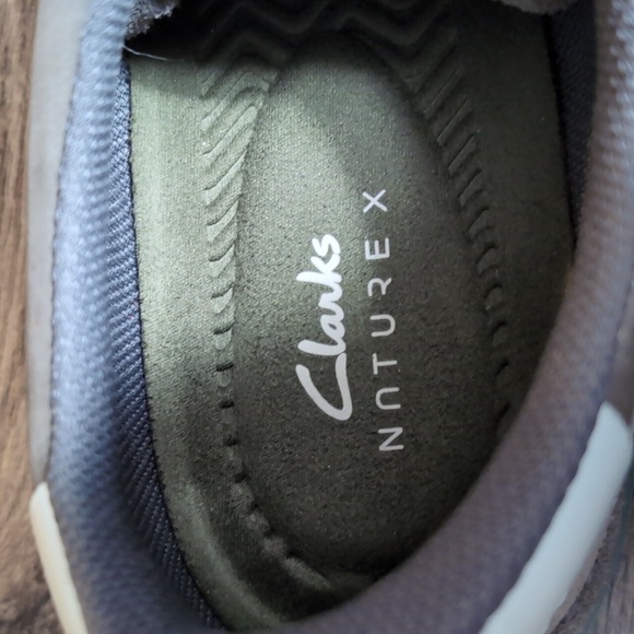 Clarks Nature X One Grey Combi Suede Leather With - Picture 4 of 9